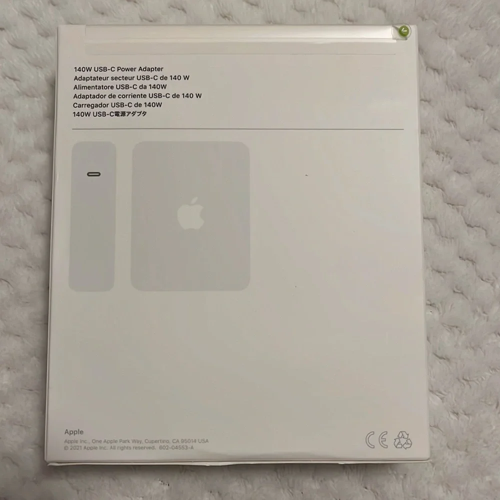 Apple 140W USB-C Power Adapter ~ Model A2452